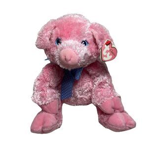 Ty Classic Pink Pig Beanie Baby Plush Toy (2005)